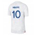 Frankrike Kylian Mbappe #10 Borta matchtröja VM 2022 Kortärmad Billigt